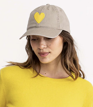 Baseball Hat Heart Patch