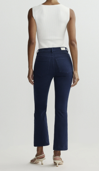 Bridget Boot Crop High Rise Instasculpt -Bright Navy