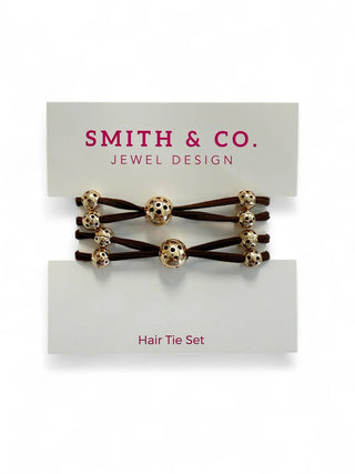 Baller Band Hair Tie Set- Brown