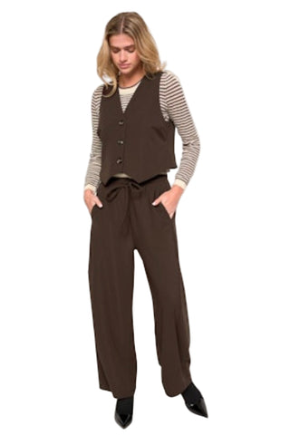 Naples Vest- Brown