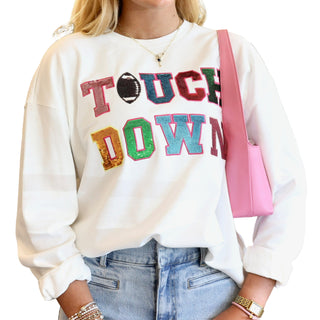 Touchdown Sweatshirt- Off White