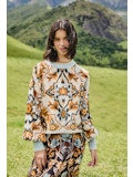 Winter Tapestry Sweater- Blue