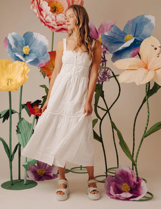 Doria Dress- White