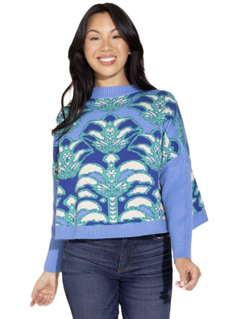 Leona Sweater- Desert Teal