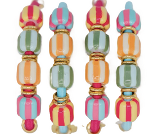 Salt & Sun Hair Tie Set - Multi Bead