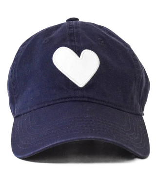 Baseball Hat Heart Patch