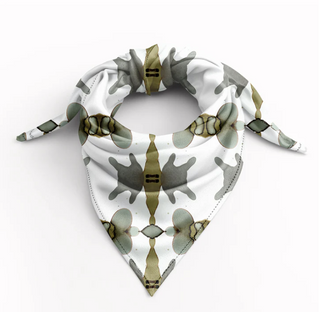 Metal Stars - Large Silk Scarf