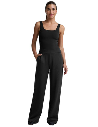 In the Flow Wide Leg Pant- Black
