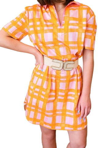 Rhodes Dress- Blossom Gingham