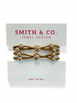 Baller Band Hair Tie Set- Tan
