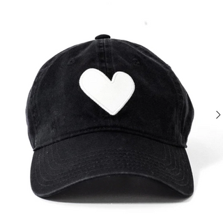 Baseball Hat Heart Patch
