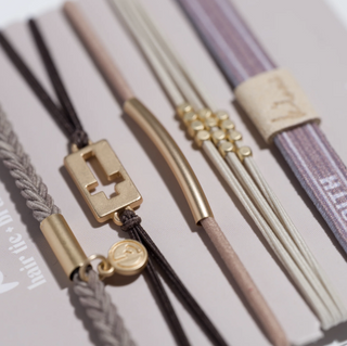 Faith Hair Tie Bracelet Set
