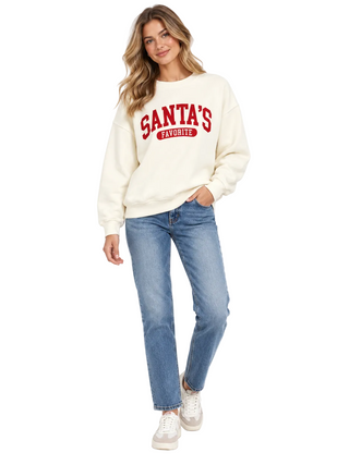 Santa's Favorite Graphic Sweatshirt