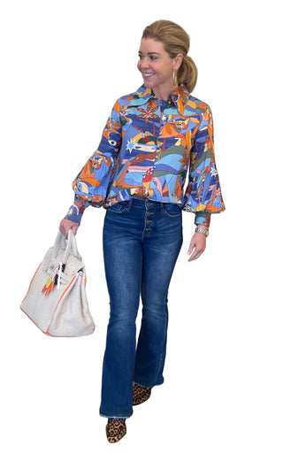 Samantha Top- Blue
