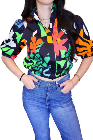 Amber Top- Black Majorelle