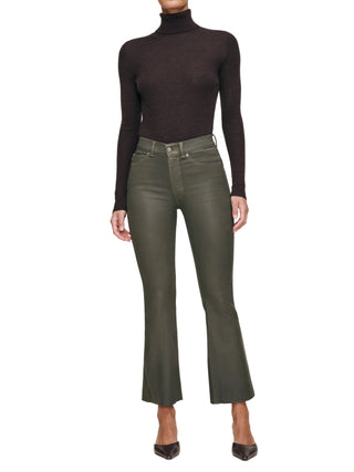 Bridget Boot Crop High Rise Instasculpt- Moss Coated