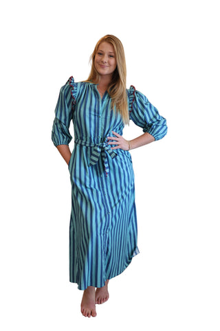 Ritz Maxi- Blue Stripe