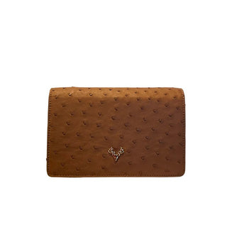 Ash Minibag Ostrich- Cognac