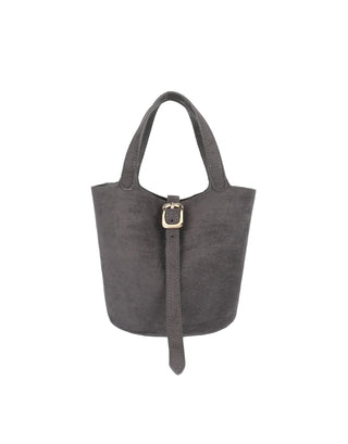 Joya Bucket Mini Faux Suede