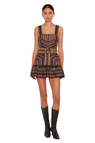 Lena Skort Romper - Joni Print