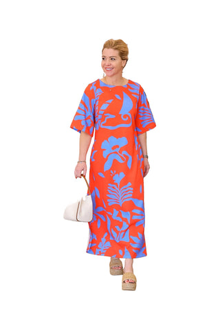 Tilly Dress- Rouge Majorelle