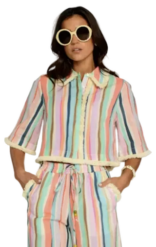 Blake Top- Sherbet Stripe