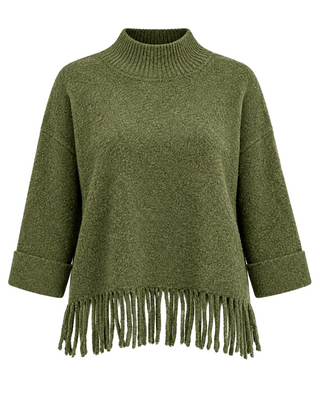 Sachi Aja Sweater - Olive Jade