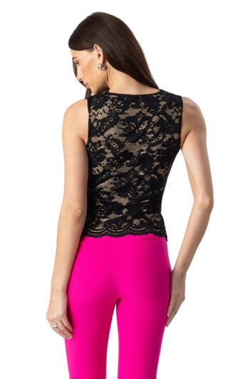 Leila Stretch Lace Top