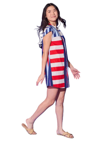 Tucker Dress- Maritime Stripe